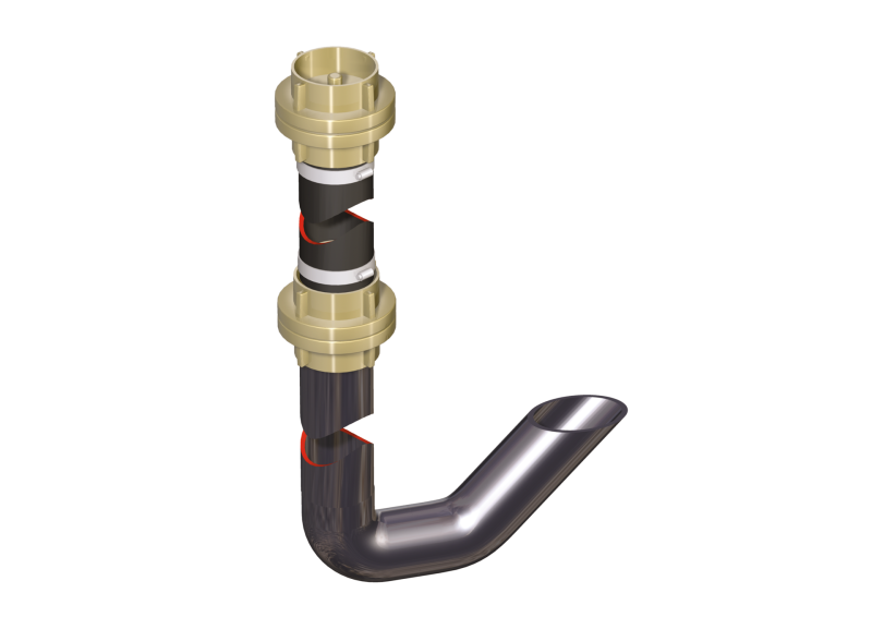 Oil suction disposal connection 